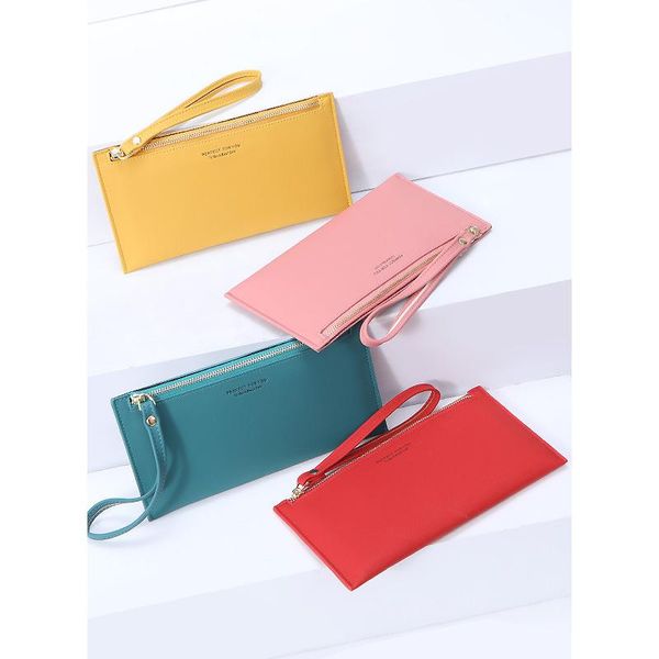 wallets women long slim wallet female pu leather clutch lady purse zipper phone pocket card holder ladies with handle, Red;black
wallets women long slim wallet female pu leather clutch lady purse zipper phone pocket card holder ladies with handle, Red;black
