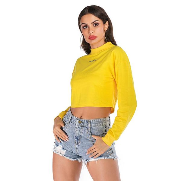 autumn yellow pullover hoodies for women o-neck short sweatshirts letter print crop cutton women's &, Black
autumn yellow pullover hoodies for women o-neck short sweatshirts letter print crop cutton women's &, Black