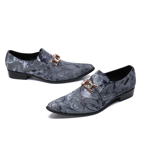 dress shoes genuine leather men comfortable breathable walking business formal crystal studded party ayakkab, Black
dress shoes genuine leather men comfortable breathable walking business formal crystal studded party ayakkab, Black