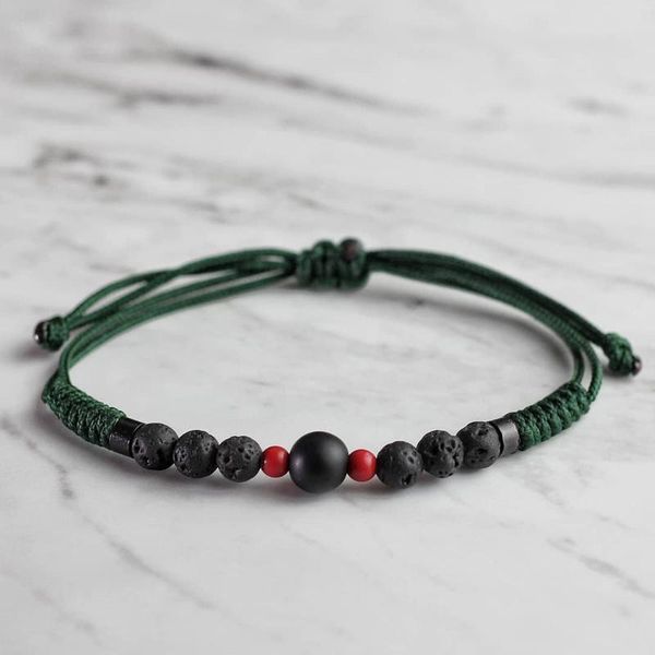 charm bracelets 2021 fashion matte lava stone bead bracelet men adjustable braided macrame mix black & red for jewelry gift, Golden;silver
charm bracelets 2021 fashion matte lava stone bead bracelet men adjustable braided macrame mix black & red for jewelry gift, Golden;silver