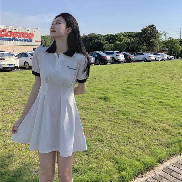 desire style pure dress short skirt summer design feeling relaxed leisure polo shirt french first love, Black
desire style pure dress short skirt summer design feeling relaxed leisure polo shirt french first love, Black