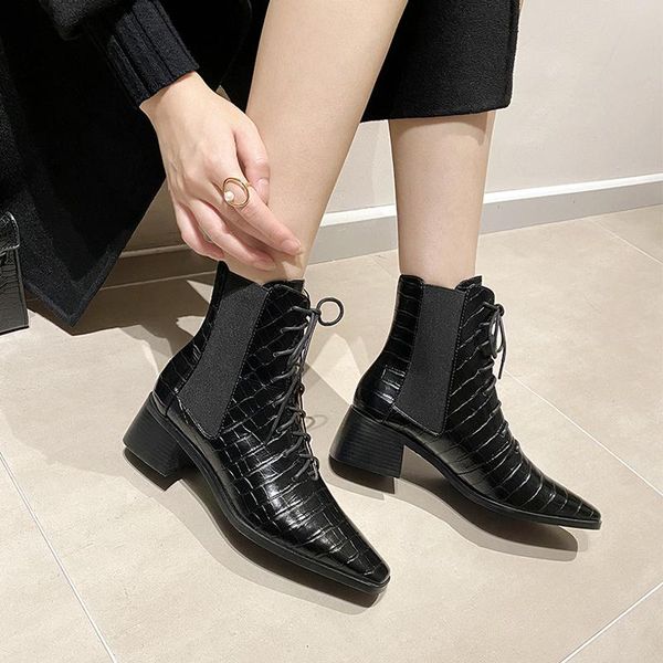 boots qzyerai genuine leather thick heel women modern black winter ankle motorcycle botas pointed toe warm shoes
boots qzyerai genuine leather thick heel women modern black winter ankle motorcycle botas pointed toe warm shoes