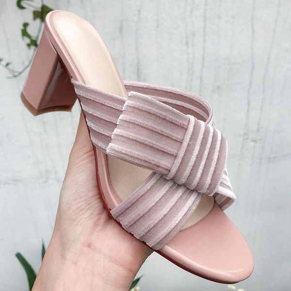 fashion summer shoes open toe heels chunky slip on muels women sandals, Black
fashion summer shoes open toe heels chunky slip on muels women sandals, Black