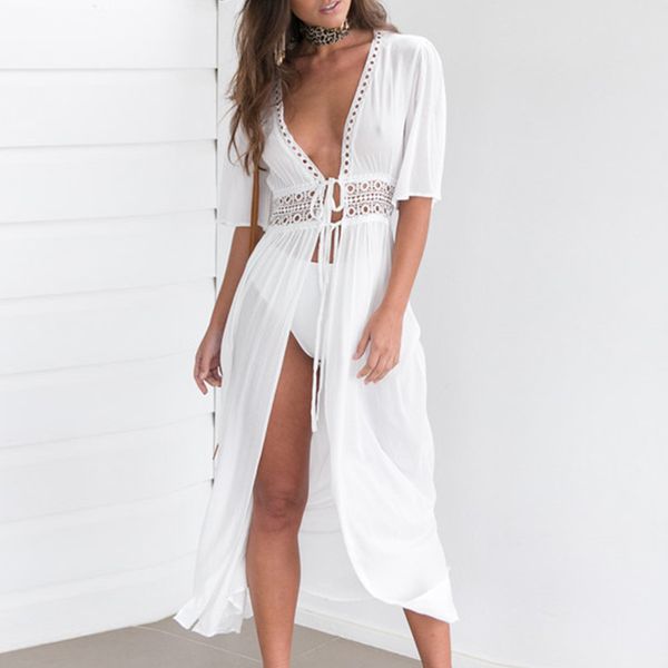 paris girl summer lace stitching up long shawl cardigan swimsuit cover womens swim wear beach 210524, White;black
paris girl summer lace stitching up long shawl cardigan swimsuit cover womens swim wear beach 210524, White;black