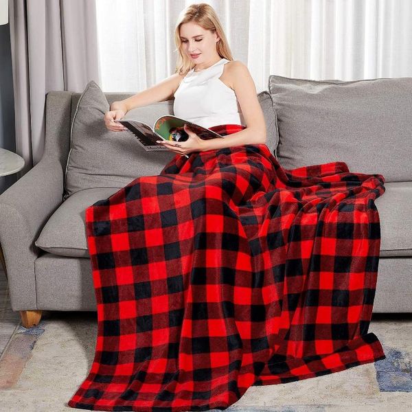 blankets plaid blanket soft flannel wool lattice pattern decorative suitable for sofa bed red and black
blankets plaid blanket soft flannel wool lattice pattern decorative suitable for sofa bed red and black