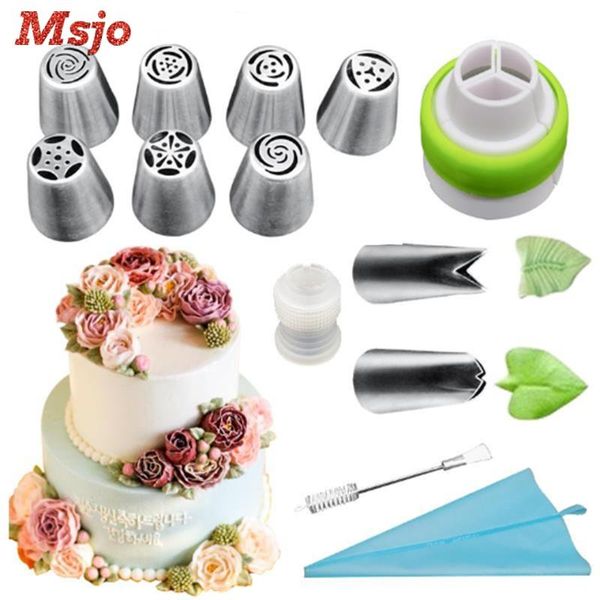 baking & pastry tools msjo 11pcs russian tulip icing piping nozzles stainless confectionery bag leaf cake decorating set
baking & pastry tools msjo 11pcs russian tulip icing piping nozzles stainless confectionery bag leaf cake decorating set