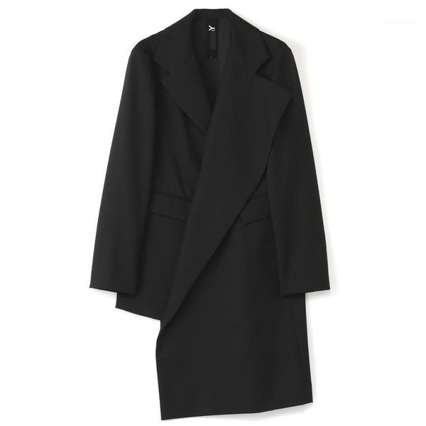 men's suits & blazers winter dark asymmetrical jacket, urban youth style loose oversize jacket, White;black
men's suits & blazers winter dark asymmetrical jacket, urban youth style loose oversize jacket, White;black