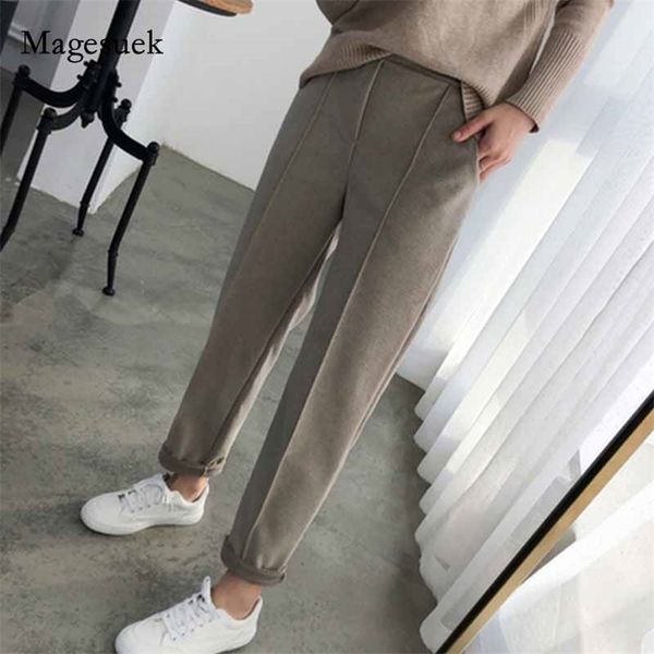 autumn winter plus size ol style women pencil pants loose female trousers wool work suit pant thicken capris 6648 50 210518, Black;white
autumn winter plus size ol style women pencil pants loose female trousers wool work suit pant thicken capris 6648 50 210518, Black;white