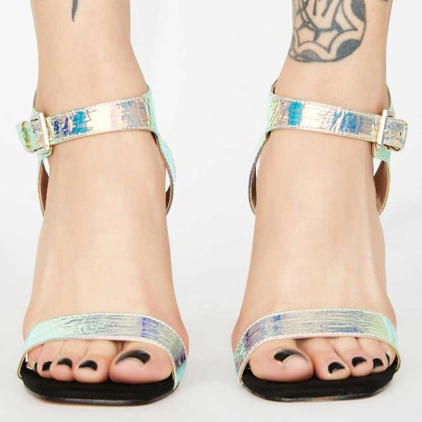 sandals dazzling reflective ankle strap square peep toe women summer chunky high heel dress shoes for ladies big size 43 avwl, Black
sandals dazzling reflective ankle strap square peep toe women summer chunky high heel dress shoes for ladies big size 43 avwl, Black