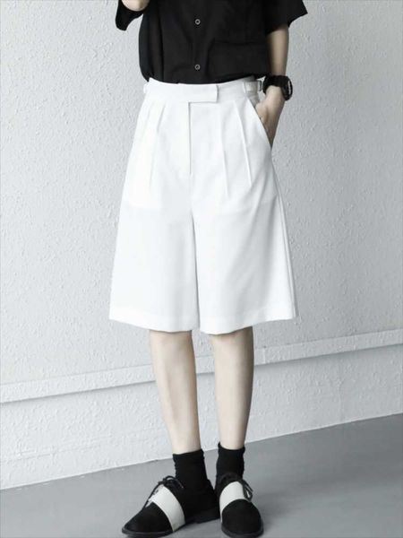 women's shorts suit straight leg summer classic pure color versatile high waist loose leisure large size five minutes pants, White;black
women's shorts suit straight leg summer classic pure color versatile high waist loose leisure large size five minutes pants, White;black