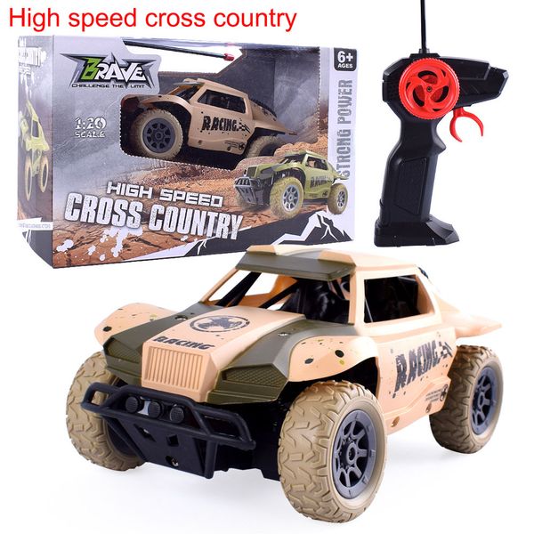120 Racing RC Car Charging Remote Control Toy Car 2.4G remote Cross country camouflage Racing SUV Cars Toys For Boys Gifts