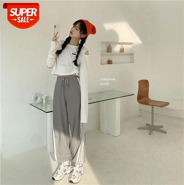 spring design sense of holes long-sleeved thin t-shirt + high-waisted straight tether sports trousers and women #jq0i, Black
spring design sense of holes long-sleeved thin t-shirt + high-waisted straight tether sports trousers and women #jq0i, Black
