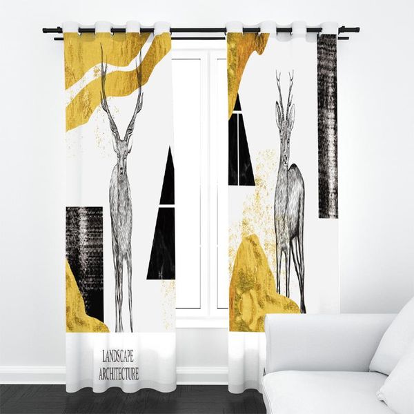curtain & drapes european creative sketch deer po painting decoration living room bedroom window sets 2 panels with hooks
curtain & drapes european creative sketch deer po painting decoration living room bedroom window sets 2 panels with hooks