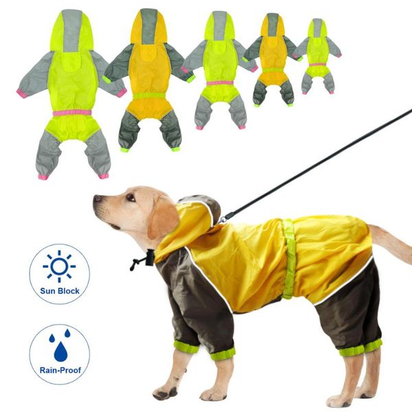 dog apparel reflective rain jacket small medium sized pet waterproof raincoat safety jumpsuit poncho
dog apparel reflective rain jacket small medium sized pet waterproof raincoat safety jumpsuit poncho