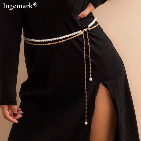 punk imitation pearl metal belts women vintage high waist chain waist belt gothic tassel gold color pendant female body jewelry p0811, Silver
punk imitation pearl metal belts women vintage high waist chain waist belt gothic tassel gold color pendant female body jewelry p0811, Silver