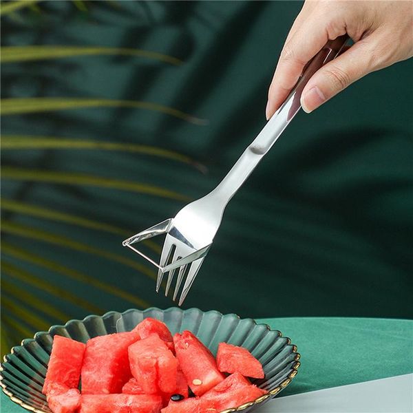 forks creative portable multifunction 2-in-1 watermelon fork slicer fruit cutting pieces tableware spoon/fork kit
forks creative portable multifunction 2-in-1 watermelon fork slicer fruit cutting pieces tableware spoon/fork kit