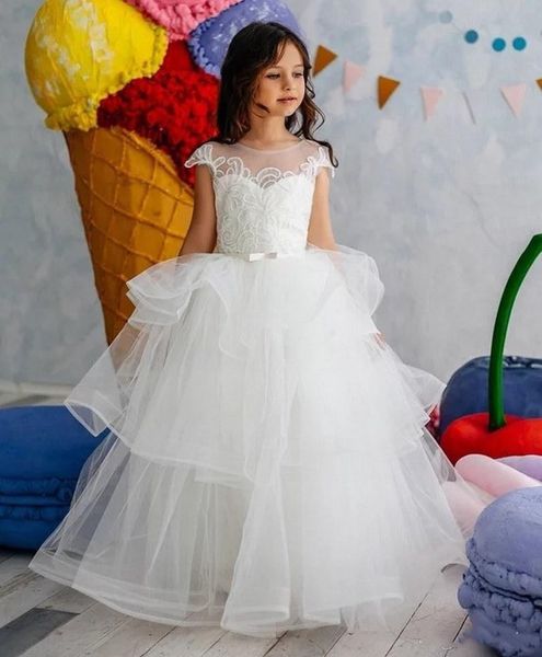 lovely ball gown flower girl dresses lace appliques sheer girls pageant birthday dress custom made kids formal, White;blue
lovely ball gown flower girl dresses lace appliques sheer girls pageant birthday dress custom made kids formal, White;blue