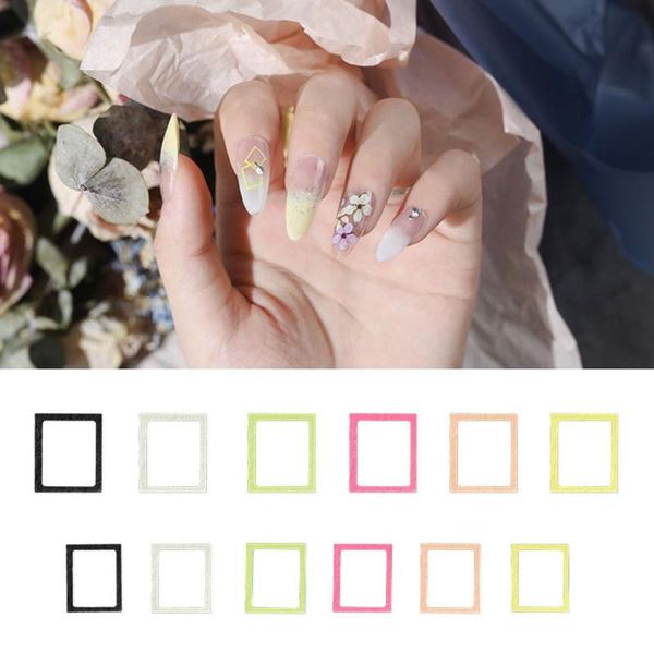 fluorescent color rectangular frame nail art decoration hollow metal sequins stylish attractive manicure accessories decorations, Silver;gold
fluorescent color rectangular frame nail art decoration hollow metal sequins stylish attractive manicure accessories decorations, Silver;gold