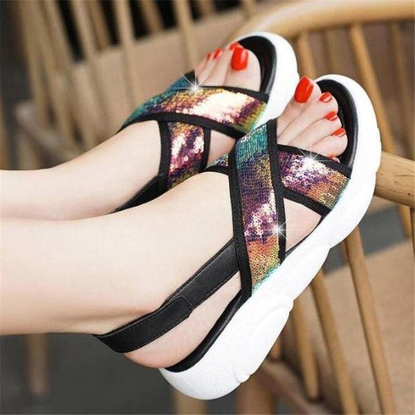 sandals large size sports women's summer style fashion platform women casual breathable womens shoes beach, Black
sandals large size sports women's summer style fashion platform women casual breathable womens shoes beach, Black