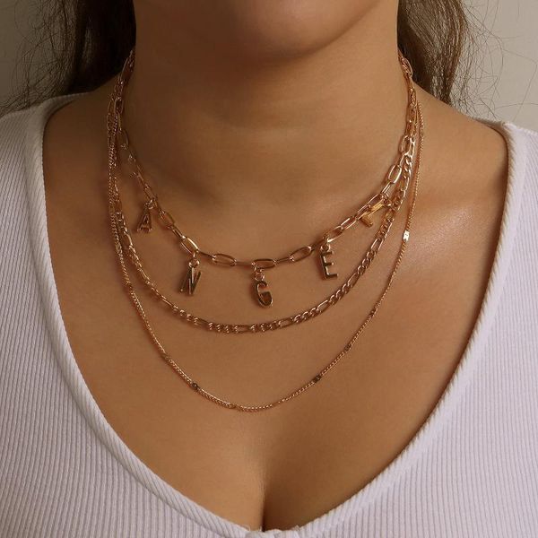 chains alloy angel pendant necklace for women clavicle layered necklaces short gold silver color 2021 fashion jewelry
chains alloy angel pendant necklace for women clavicle layered necklaces short gold silver color 2021 fashion jewelry