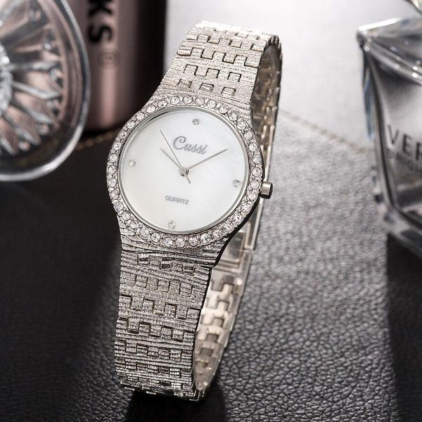 wristwatches cussi 2021 silver stylish women quartz luxury ladies bracelet dress watches clock relogio feminino, Slivery;brown
wristwatches cussi 2021 silver stylish women quartz luxury ladies bracelet dress watches clock relogio feminino, Slivery;brown