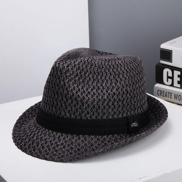 wide brim hats summer hollow woven jazz men and women couples travel sunscreen sunshade straw hat top, Blue;gray
wide brim hats summer hollow woven jazz men and women couples travel sunscreen sunshade straw hat top, Blue;gray