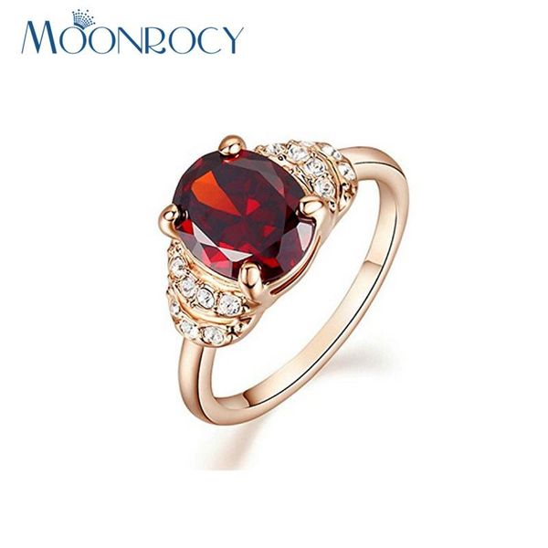 wedding rings moonrocy fashion crystal ring jewelry for women rose gold color red gift, Slivery;golden
wedding rings moonrocy fashion crystal ring jewelry for women rose gold color red gift, Slivery;golden