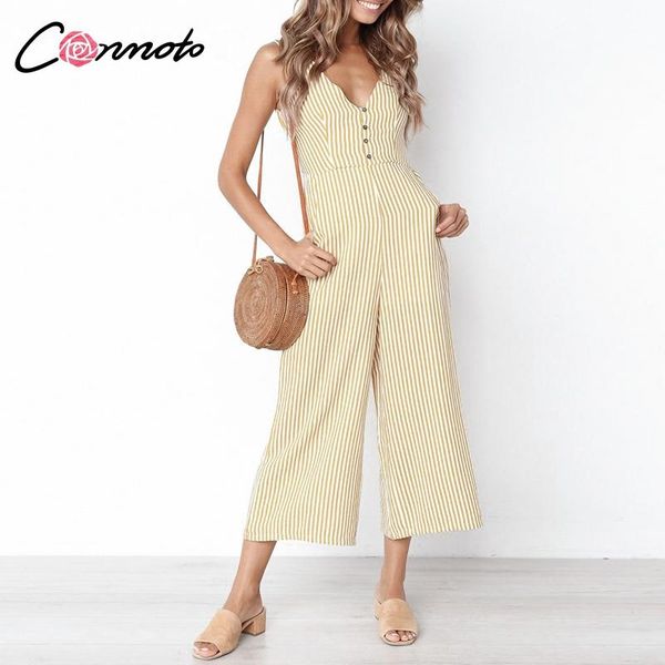 women's jumpsuits & rompers conmoto casual beach 2021 summer women jumpsuit stripe wide leg clearance romper, Black;white
women's jumpsuits & rompers conmoto casual beach 2021 summer women jumpsuit stripe wide leg clearance romper, Black;white