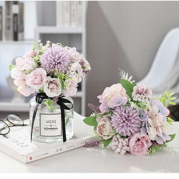 decorative flowers & wreaths european style 7 heads simulation artificial hydrangea rose with leaves bouquet holding home decor
decorative flowers & wreaths european style 7 heads simulation artificial hydrangea rose with leaves bouquet holding home decor