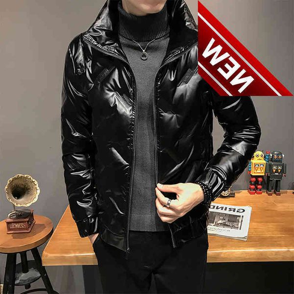 winter duck down coat waterproof turn- collar striped net 90% men casual fashion ultralight jacket, Black
winter duck down coat waterproof turn- collar striped net 90% men casual fashion ultralight jacket, Black