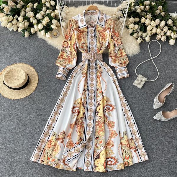 casual dresses spring autumn dress women's shirt collar buckle retro printed elegant a-line long sleeve vintage clothes vestidos t509, Black;gray
casual dresses spring autumn dress women's shirt collar buckle retro printed elegant a-line long sleeve vintage clothes vestidos t509, Black;gray