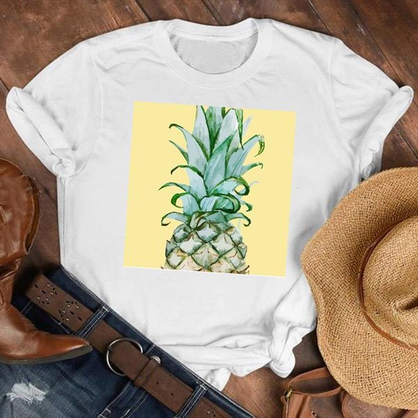 90s pineapple printing fruit womens t shirts short sleeve cartoon clothes tee female print graphic, White
90s pineapple printing fruit womens t shirts short sleeve cartoon clothes tee female print graphic, White