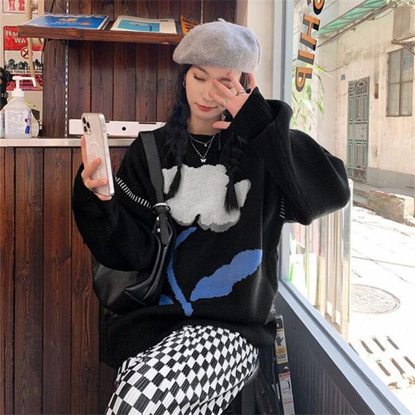 women's hoodies & sweatshirts autumn pullover casual fashion trend commuter style round neck flower print stitching long-sleeved loose, Black
women's hoodies & sweatshirts autumn pullover casual fashion trend commuter style round neck flower print stitching long-sleeved loose, Black