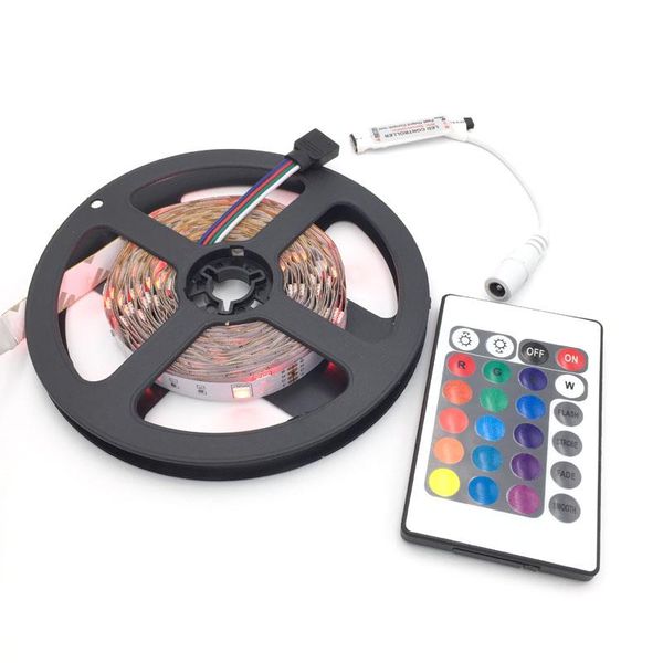 12v 5m non-waterproof rgb strip light + 24 key ir controller+ mini control box strips led
12v 5m non-waterproof rgb strip light + 24 key ir controller+ mini control box strips led