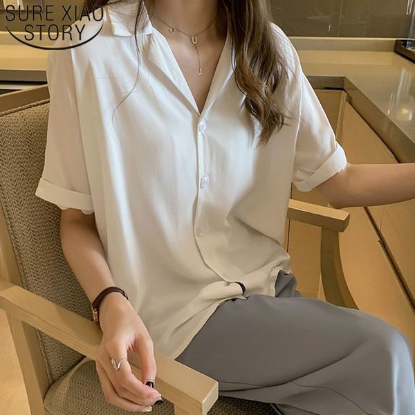 womens and blouses blusas shorts button solid v-neck 4xl plus size for women shirts white green 5009 50 210415
womens and blouses blusas shorts button solid v-neck 4xl plus size for women shirts white green 5009 50 210415