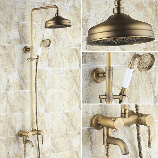 vintage retro antique brass single handle bathroom 8 inch round rain shower faucet set bath tub mixer tap hand mrs154 sets
vintage retro antique brass single handle bathroom 8 inch round rain shower faucet set bath tub mixer tap hand mrs154 sets