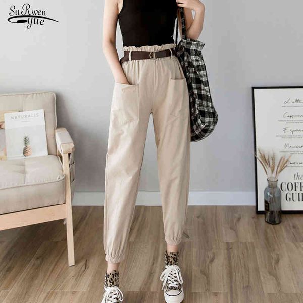autumn women pants casual cargo streetwear female solid high waist harem pant pencil trousers 7173 50 210508, Black;white
autumn women pants casual cargo streetwear female solid high waist harem pant pencil trousers 7173 50 210508, Black;white