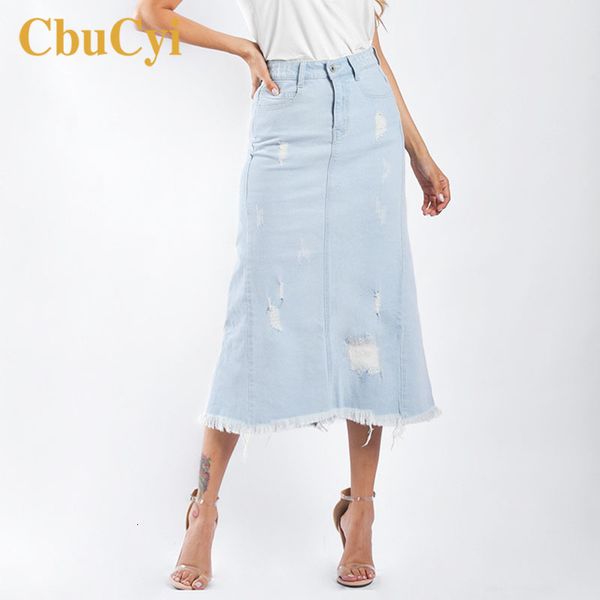 skirt plus size summer high waist ripped tassels women stretch hole jeans skirts light blue midi denim skirt, White
skirt plus size summer high waist ripped tassels women stretch hole jeans skirts light blue midi denim skirt, White