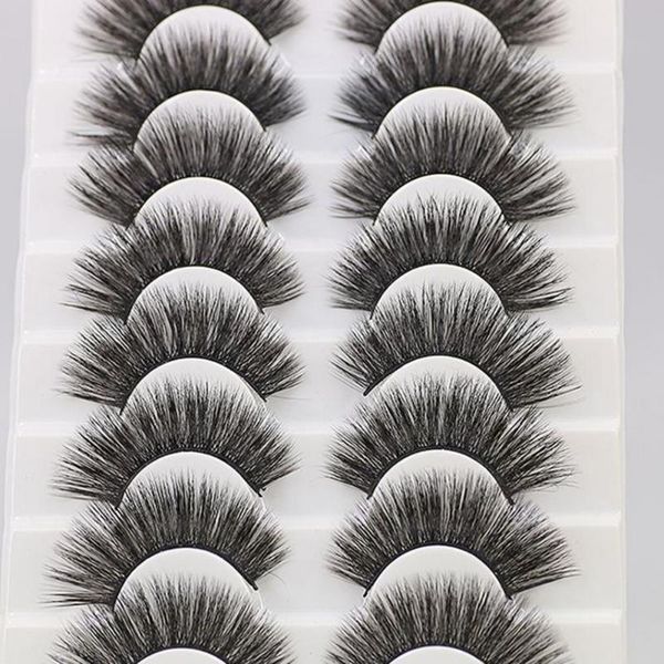 false eyelashes 8pairs women makeup natural attractive fiber thick long extensions eye lashes box package
false eyelashes 8pairs women makeup natural attractive fiber thick long extensions eye lashes box package
