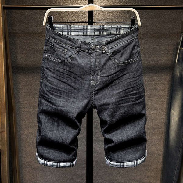 men's jeans black denim shorts wear loose summer thin elastic capris trend hty4, Blue
men's jeans black denim shorts wear loose summer thin elastic capris trend hty4, Blue