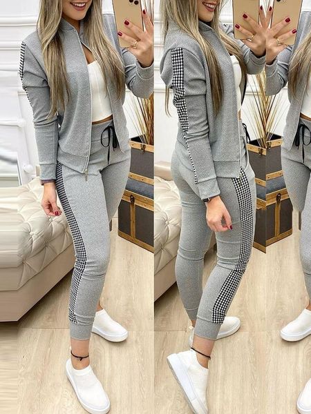 women's two piece pants 2021 women set outfits autumn tracksuit zipper and ensemble femme jogging casual sport suit winter wholesale, White
women's two piece pants 2021 women set outfits autumn tracksuit zipper and ensemble femme jogging casual sport suit winter wholesale, White