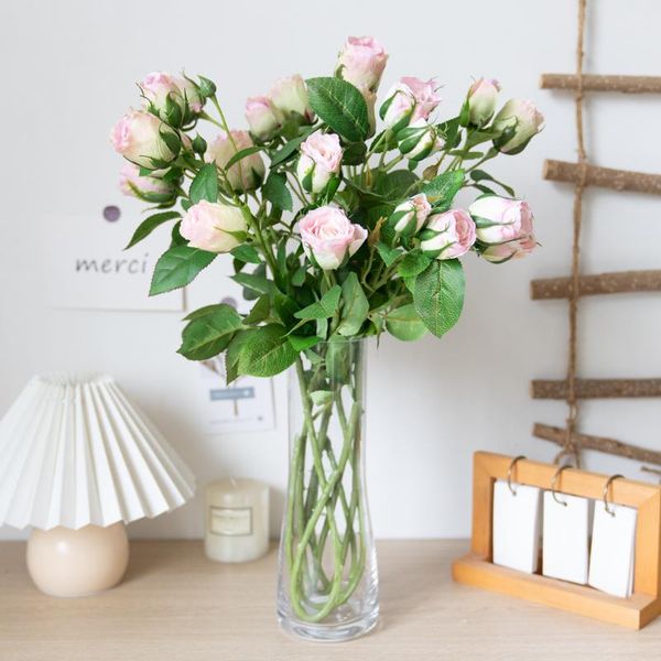 decorative flowers & wreaths long 4 head rose silk artificial wedding home living room decoration plastic branch fake flower pl
decorative flowers & wreaths long 4 head rose silk artificial wedding home living room decoration plastic branch fake flower pl