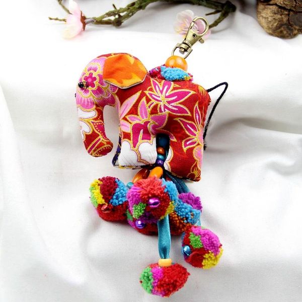 keychains national wind long nose elephant keychain thailand manual cloth art creative pendant charm jewelry keyring car key accessories, Silver
keychains national wind long nose elephant keychain thailand manual cloth art creative pendant charm jewelry keyring car key accessories, Silver