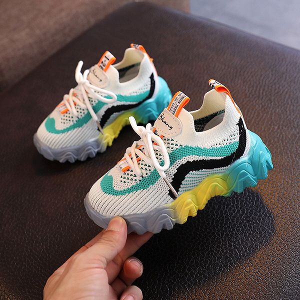 spring and summer new kids children colored soles boys and girls striped flying woven sneakers casual fashion single shoes cs47, Black
spring and summer new kids children colored soles boys and girls striped flying woven sneakers casual fashion single shoes cs47, Black