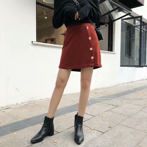 skirts asds women knitted mini skirt buttons decorate elastic waist stretchy faldas mujer a line female casual chic basic 54504, Black
skirts asds women knitted mini skirt buttons decorate elastic waist stretchy faldas mujer a line female casual chic basic 54504, Black