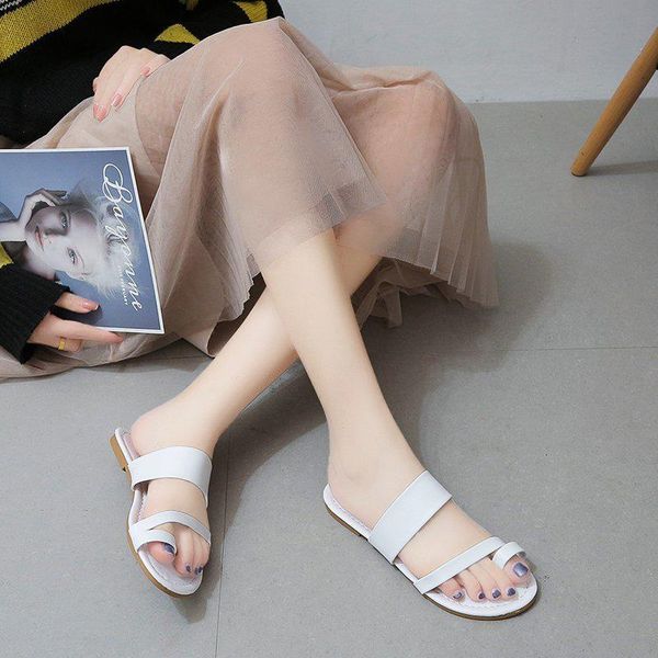 women summer slippers ladies pu leather clip toe sandals women's fashion flats shoe female footwear plus size slipper, Black
women summer slippers ladies pu leather clip toe sandals women's fashion flats shoe female footwear plus size slipper, Black