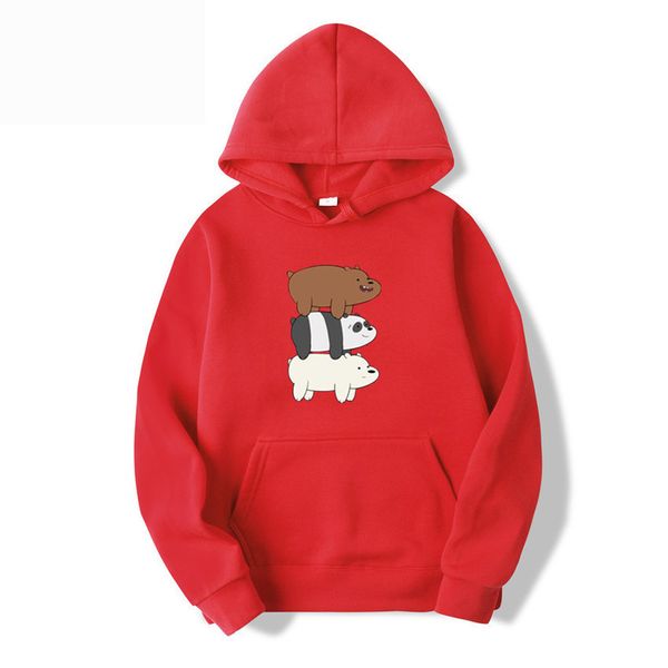 bare bears anime sweater cotton comfortable pullover fashion tracksuit long-sleeve hoodie, Black
bare bears anime sweater cotton comfortable pullover fashion tracksuit long-sleeve hoodie, Black