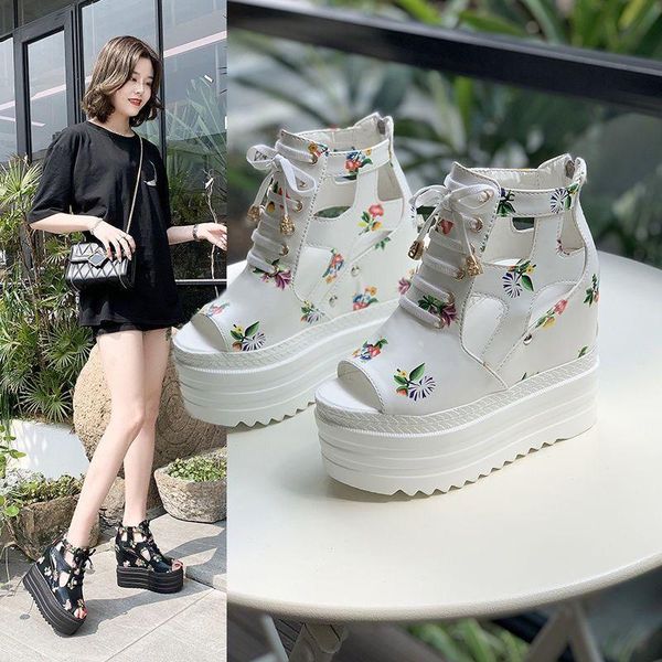 sandals brand print leisure wedges women's shoes 2021summer women platform shoelaces high heels casual woman, Black
sandals brand print leisure wedges women's shoes 2021summer women platform shoelaces high heels casual woman, Black