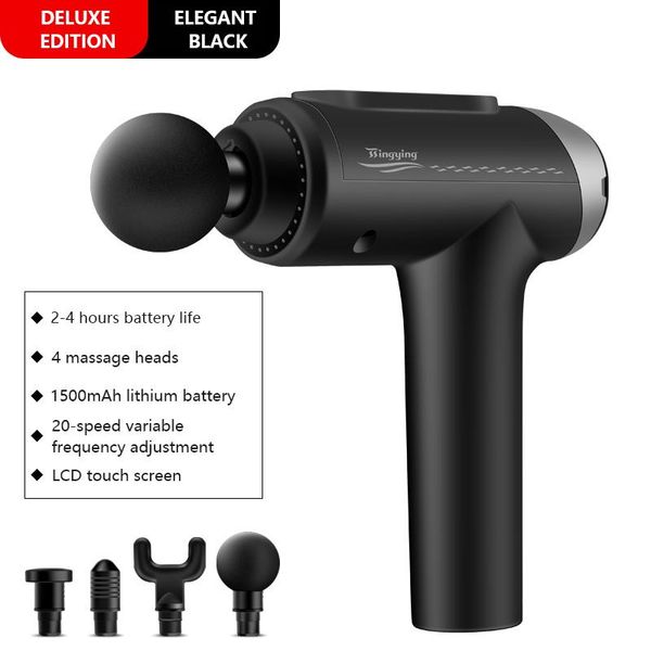 massage gun 4 heads 3600r/min deep tissue percussion massager muscle vibrating relaxing slimming shaping noise reduction design
massage gun 4 heads 3600r/min deep tissue percussion massager muscle vibrating relaxing slimming shaping noise reduction design
