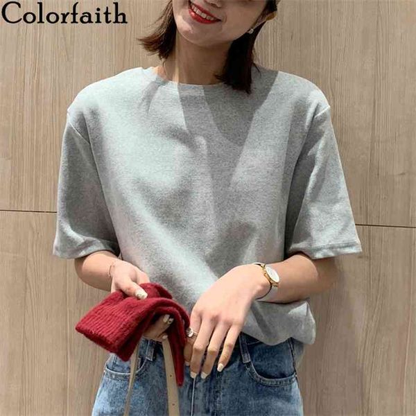 women spring summer t-shirts solid multi colors bottoming casual minimalist style loose tunic t3883 210427, Black;gray
women spring summer t-shirts solid multi colors bottoming casual minimalist style loose tunic t3883 210427, Black;gray